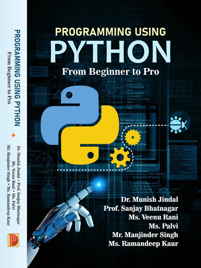 Programming Using Python From Beginner to Pro