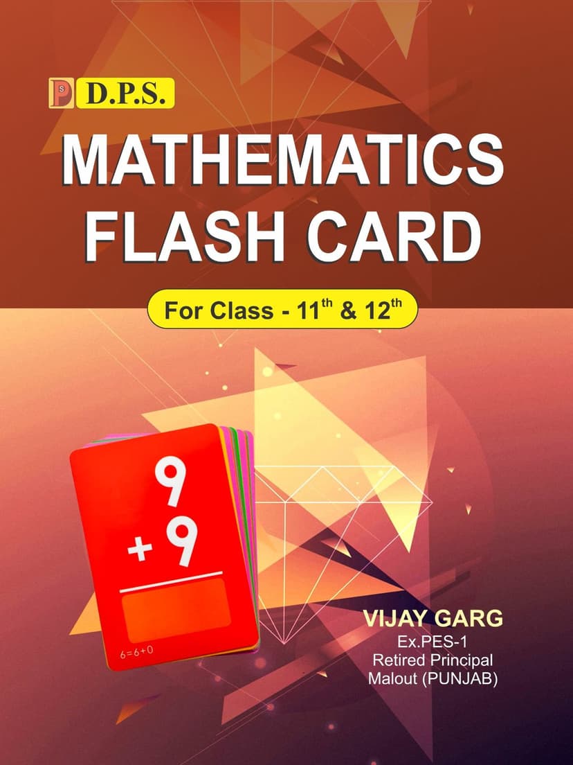 Mathematics Flash Card For Class - 11th & 12th