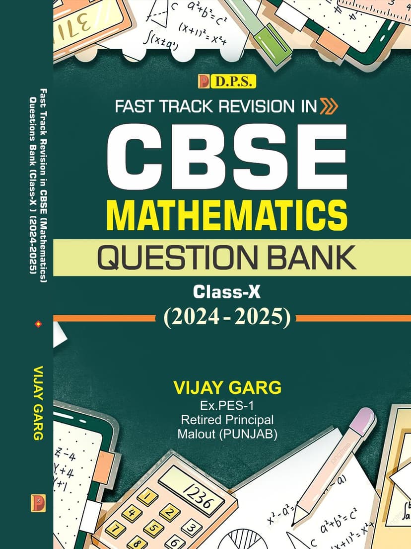 Fast Track Revision in CBSE Mathematics (Questions Bank) Class-X (2024-2025)
