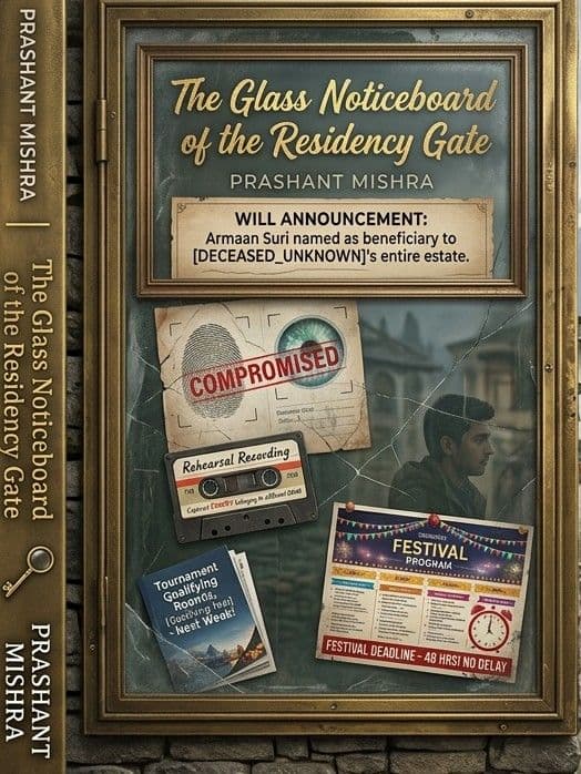 The Glass Noticeboard of the Residency Gate